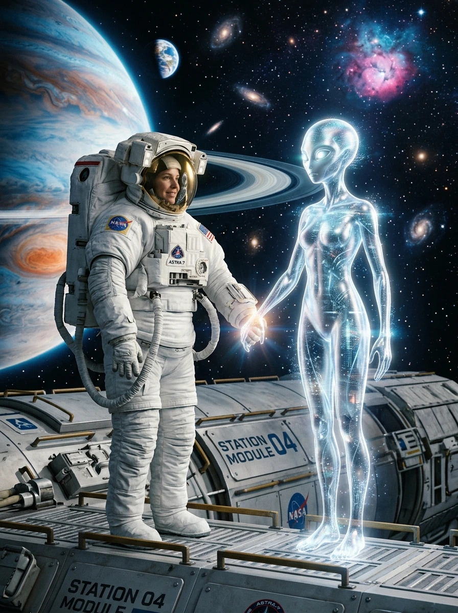 Astronaut and Alien Couple Costumes