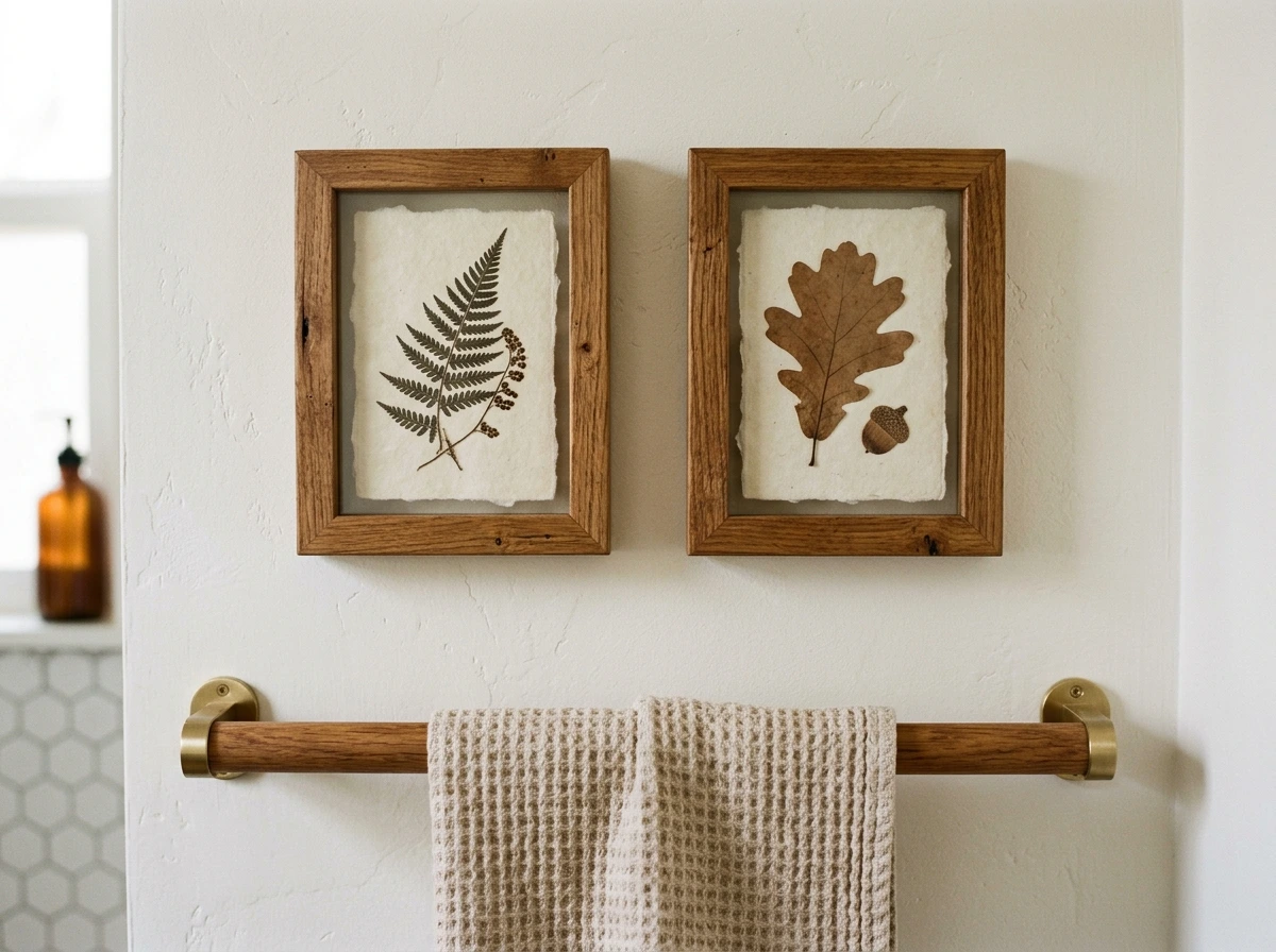 Autumn Botanical Bathroom Prints