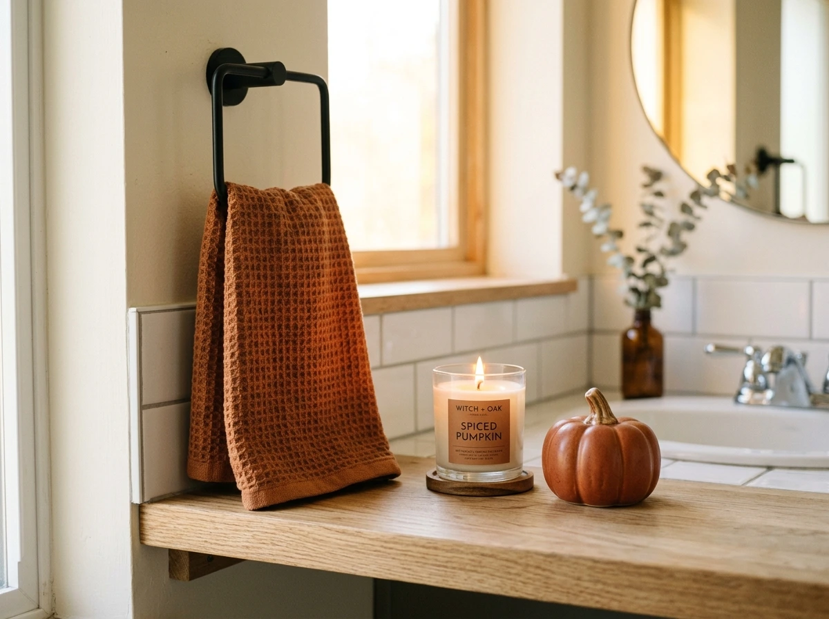 Budget Fall Bathroom Transformation