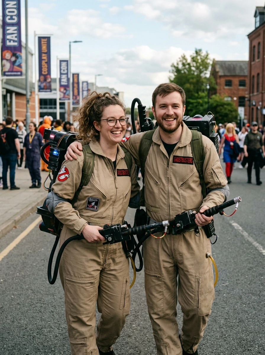 Classic Ghostbusters Couples Halloween Costumes