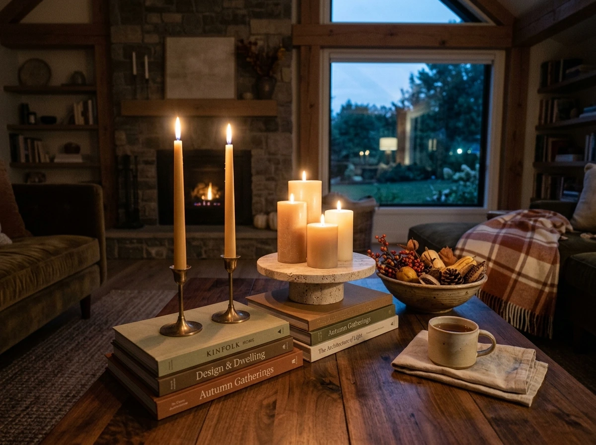 Curate Sculptural Fall Coffee Table Decor Accessories