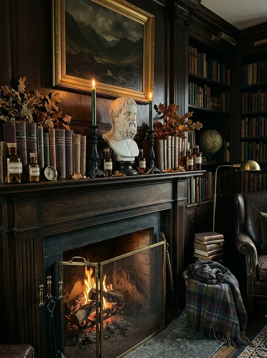 Embrace Moody Palettes and Dark Academia Touches