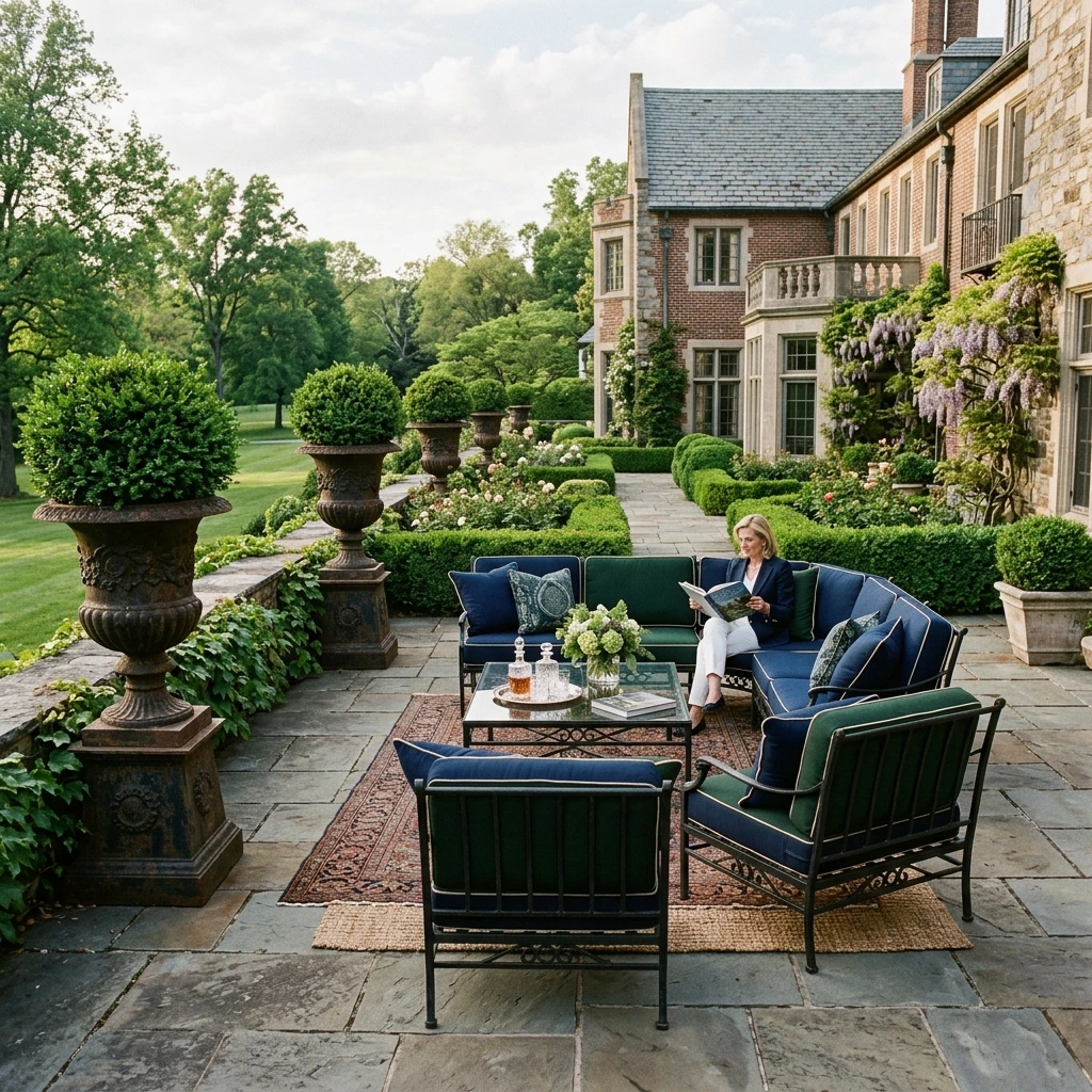 Establish an Old Money Elegant Fall Patio