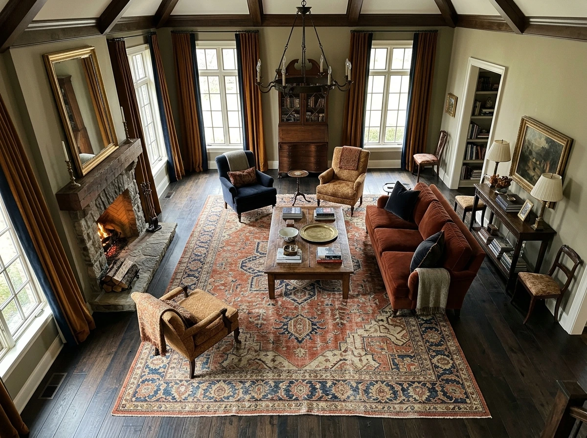 Fall Area Rug Selection For An Old Money Interior
