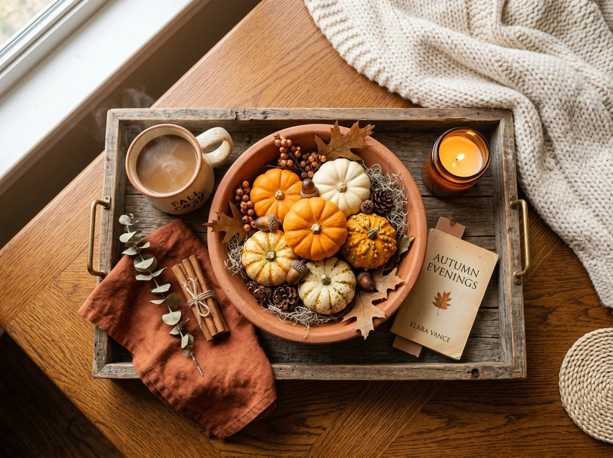 Fall Coffee Table Centerpiece That Anchors the Whole Room