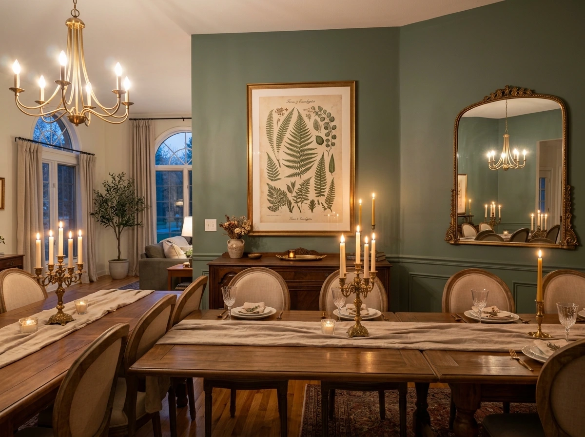 Fall Dining Room Wall Art Arrangement