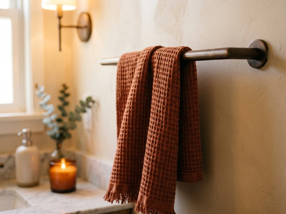 Fall Hand Towel Display Ideas