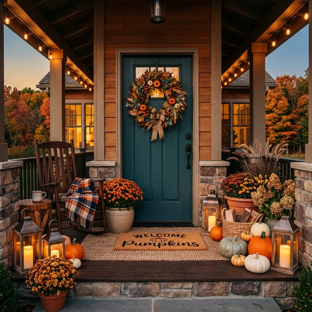 Full Sensory Fall Entryway With Scent, Sound, and Texture