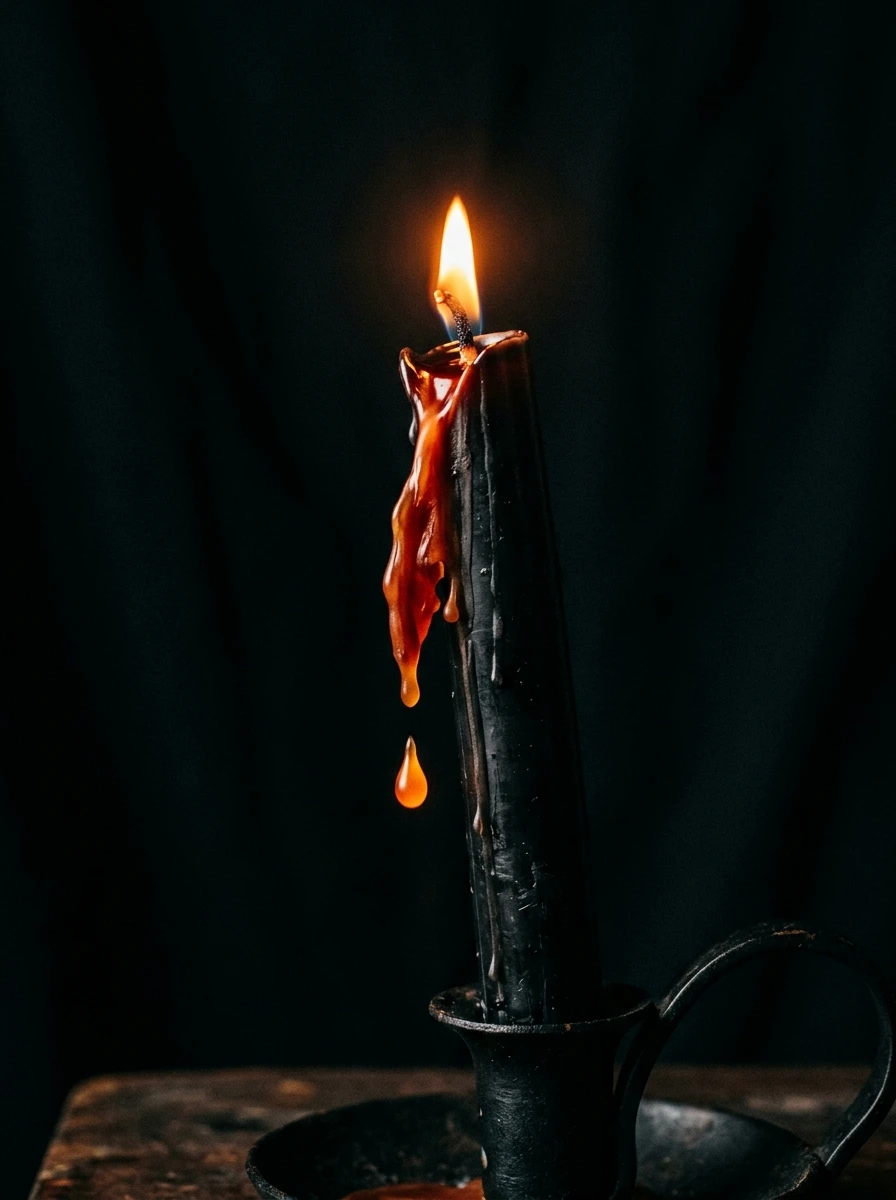 Gothic Candle Aesthetic for Dramatic, Flickering Ambiance