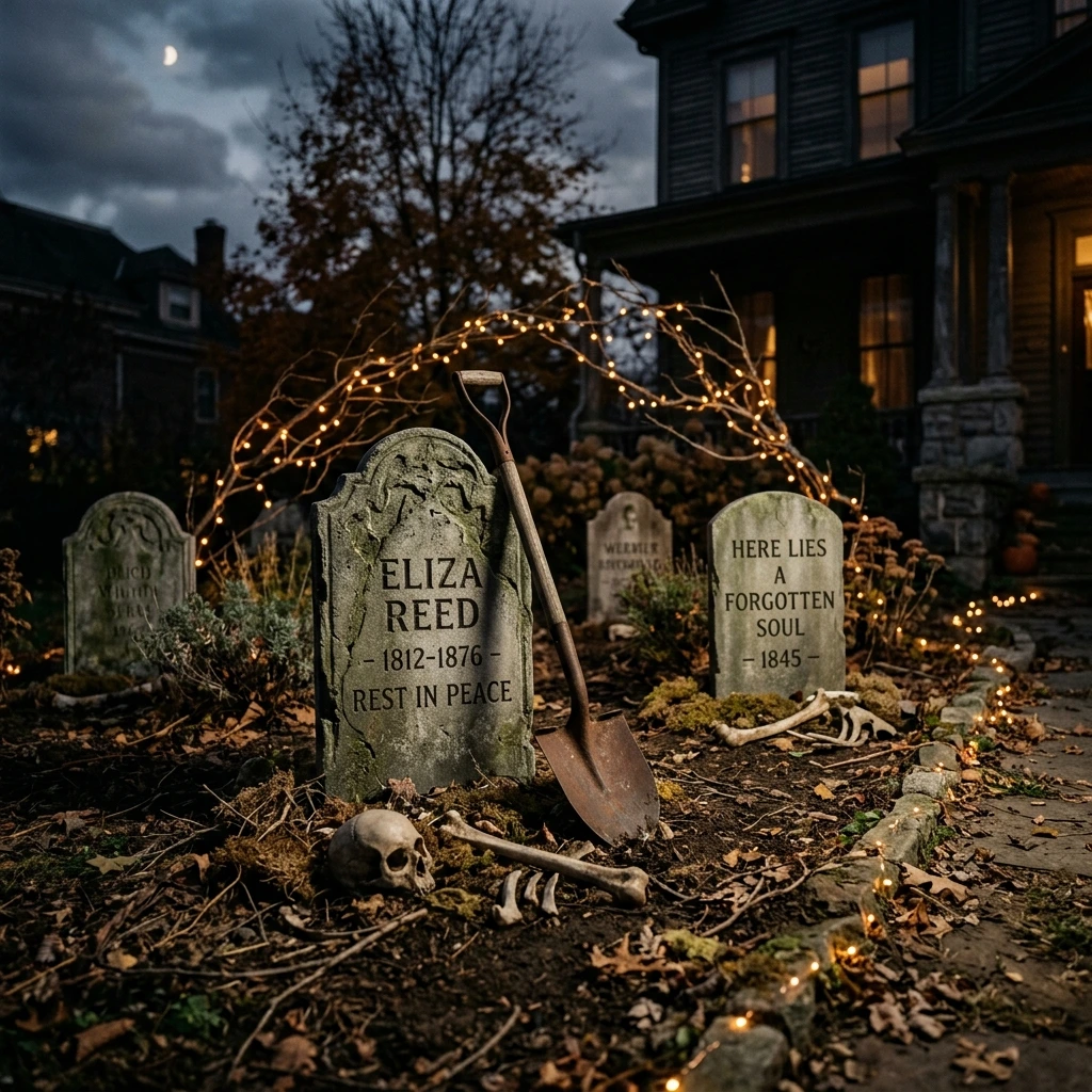 Graveyard Scene Front Yard Halloween Decorations