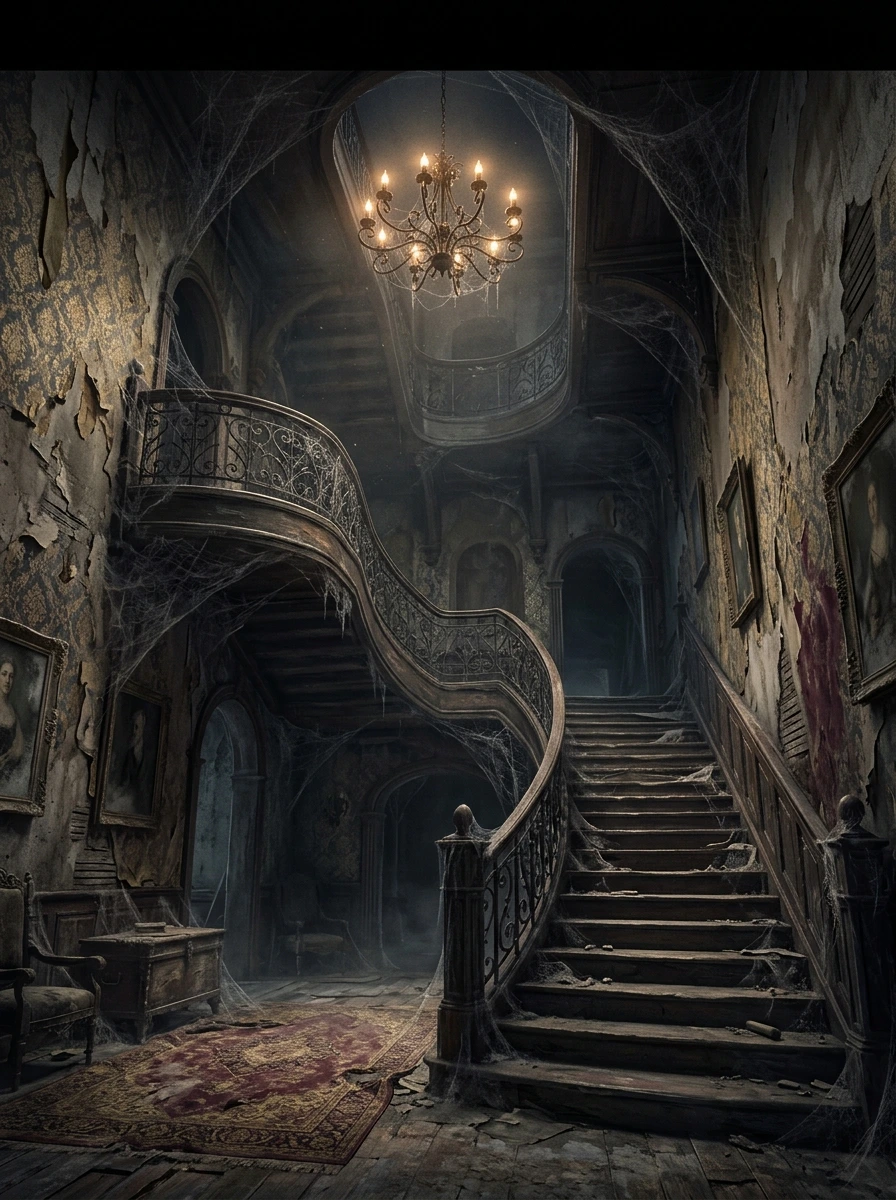Haunted Mansion Aesthetic for Eerie, Cinematic Inspiration