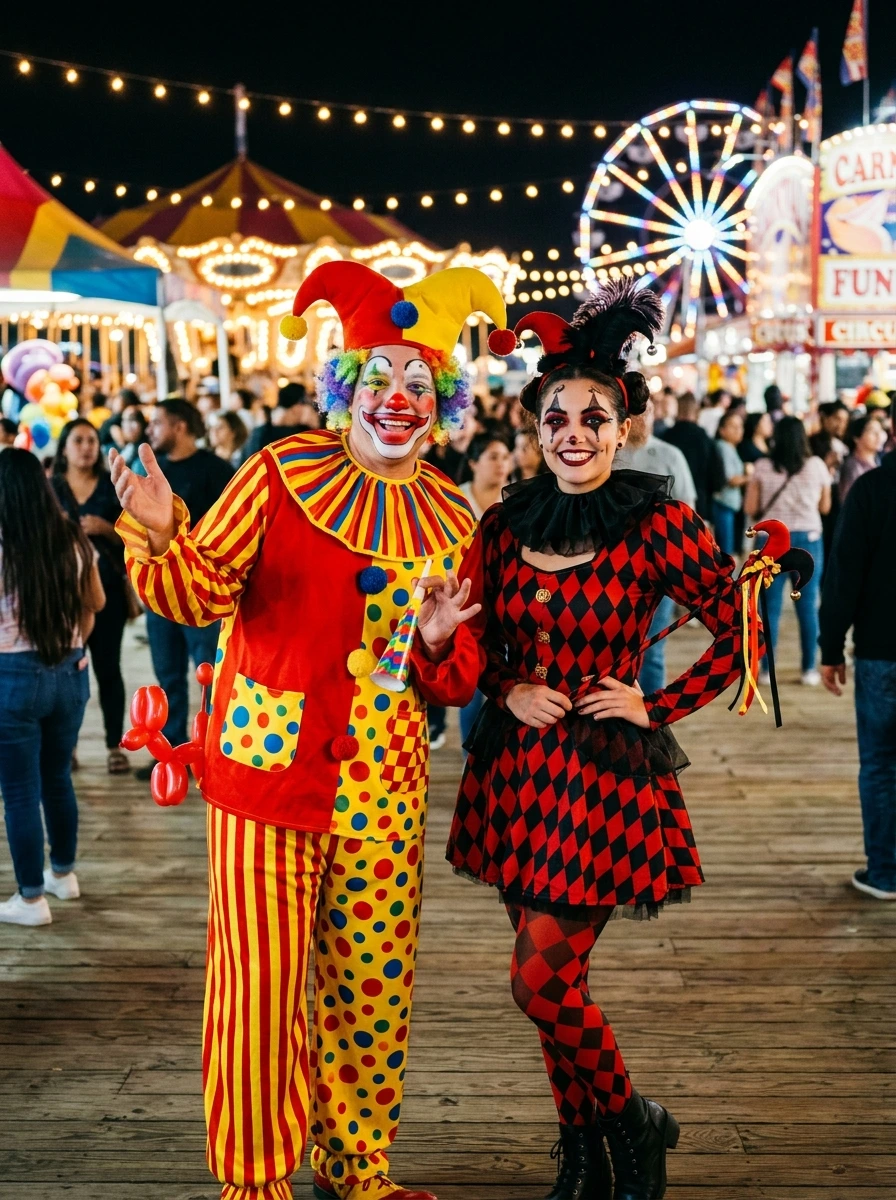 Joker and Harley Quinn Creative Couple Costumes