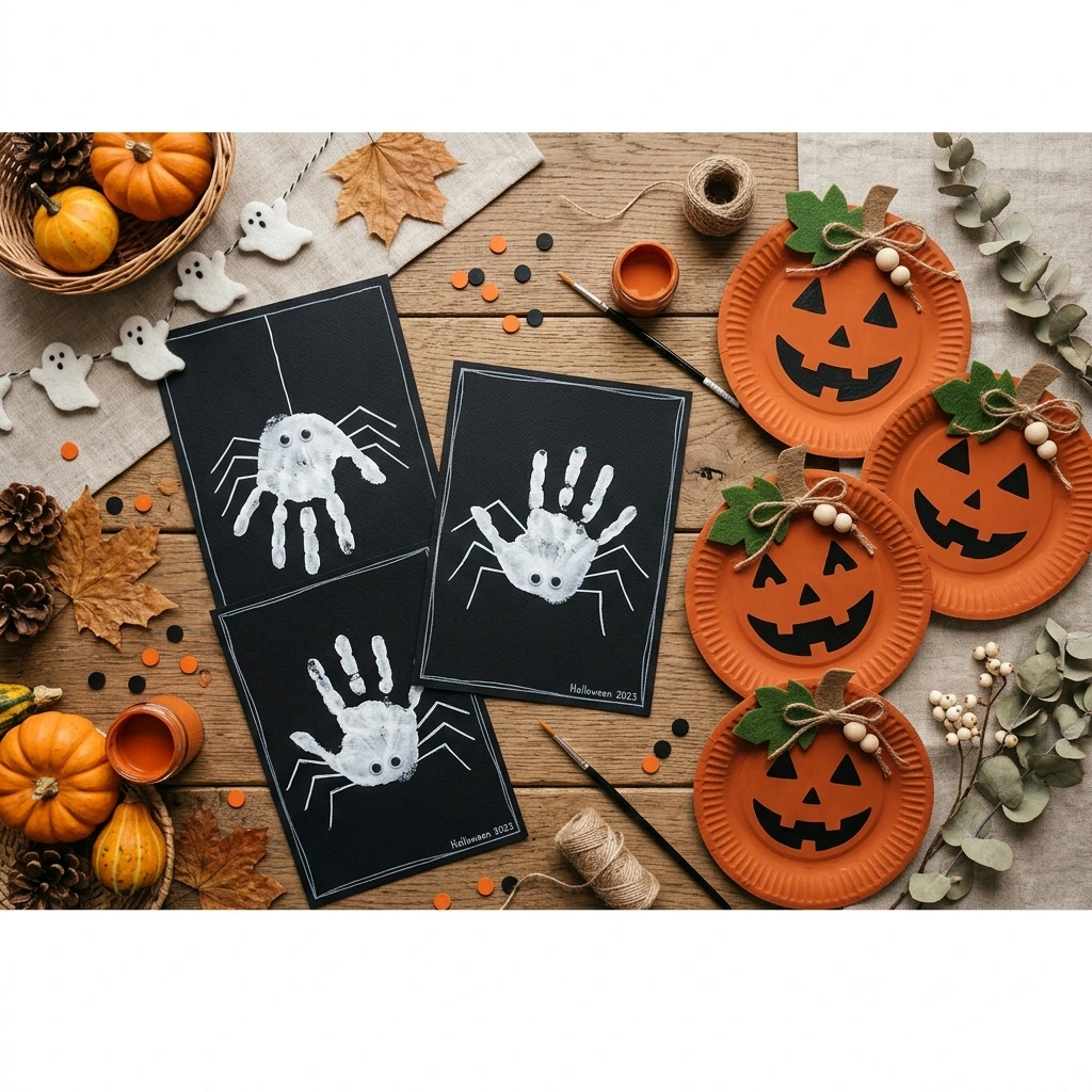 Kids Halloween Crafts for a Rainy Afternoon