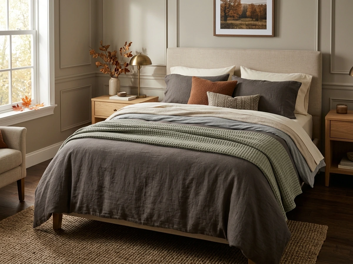 Layer With Rich, Tactile Fabrics