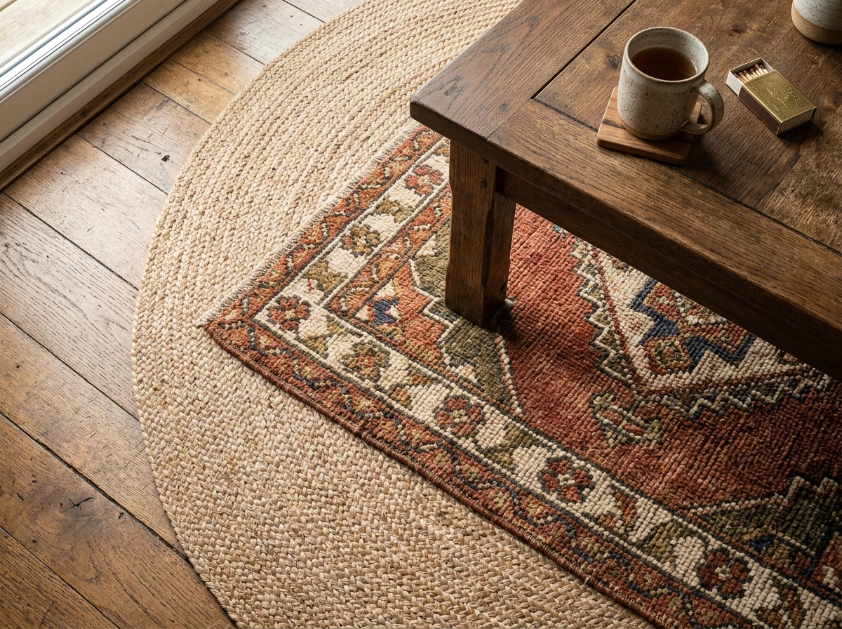 Layered Rug Fall Living Room Looks That Ground the Whole Space