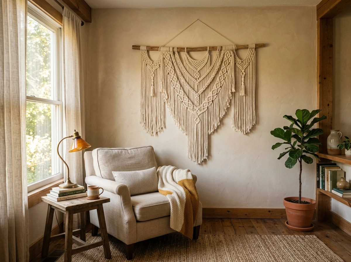 Macrame Wall Hanging for Fall: Texture Without Extra Color