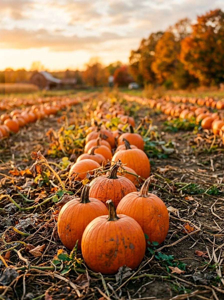 Pumpkin Patch Fall PFP for a Cozy Autumn Profile Picture