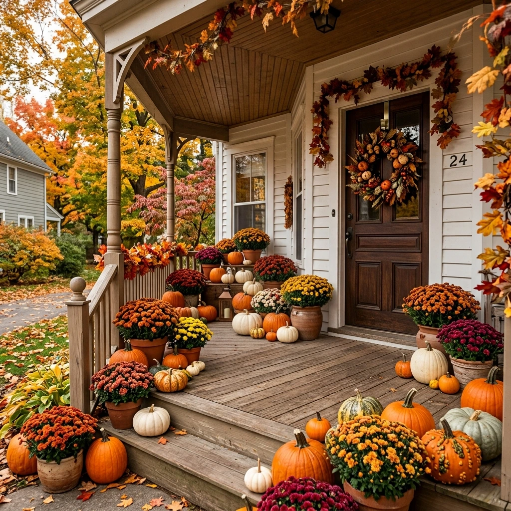 Rental-Friendly Fall Porch Ideas That Need No Permanent Changes