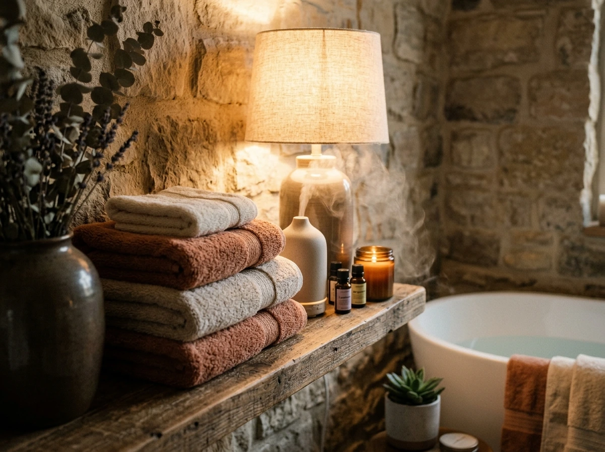 Spa-Inspired Fall Bathroom Refresh