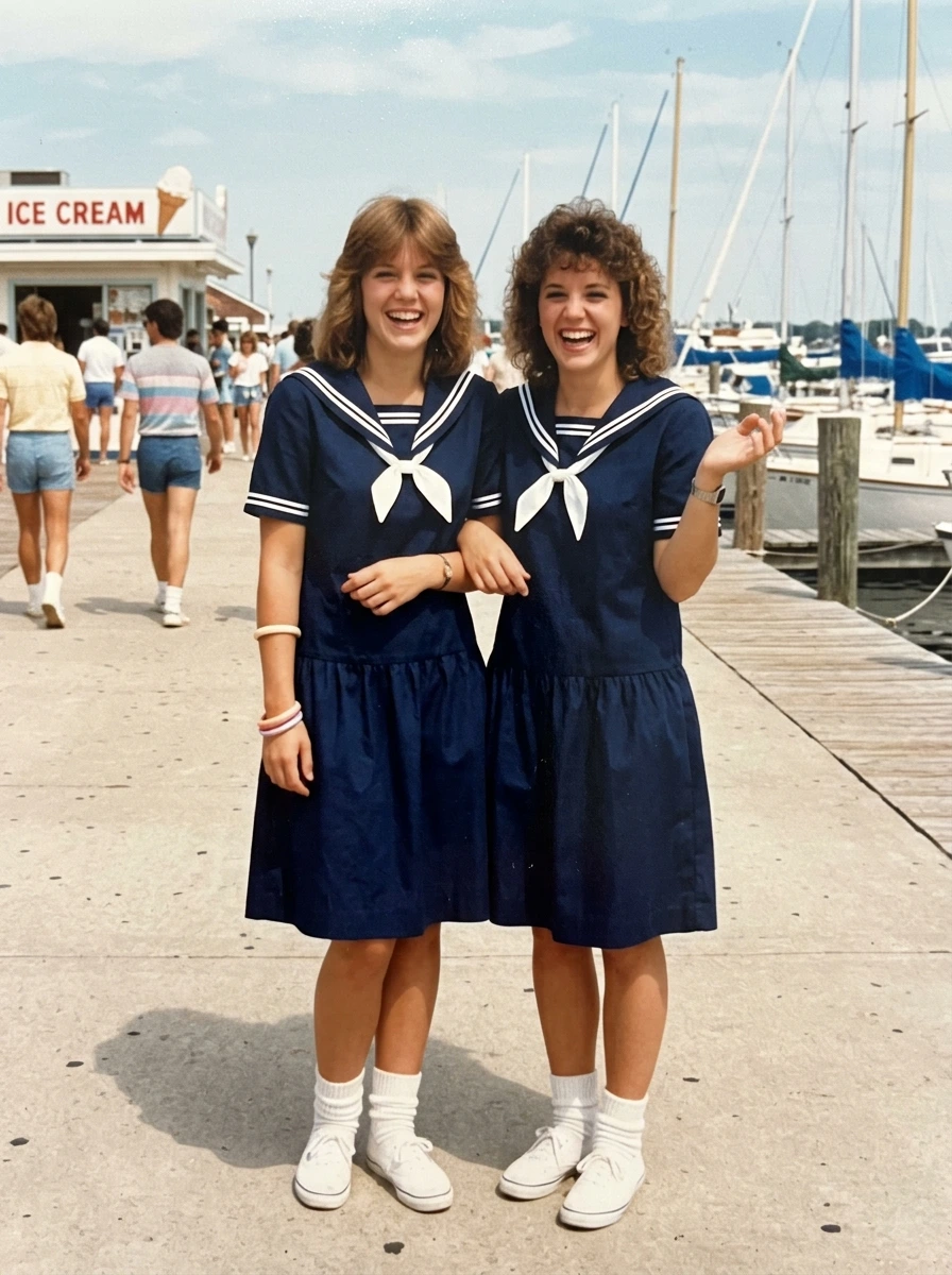 Stranger Things Steve and Robin Scoops Ahoy Halloween Costumes Duo