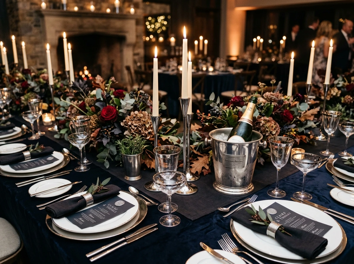 The "Hospitality Sparkle" Chrome & Silver Renaissance Accents