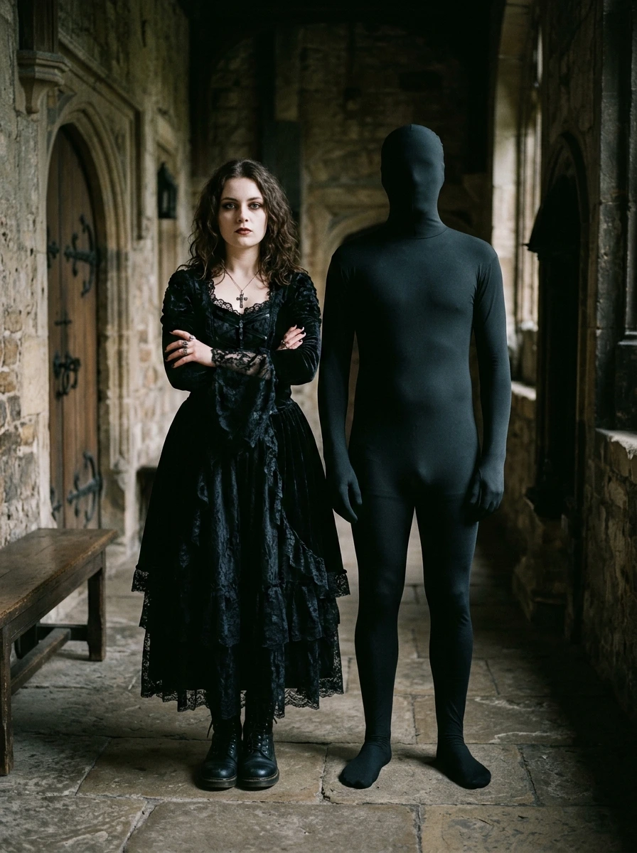 Wednesday Addams and Thing Couples Halloween Costume
