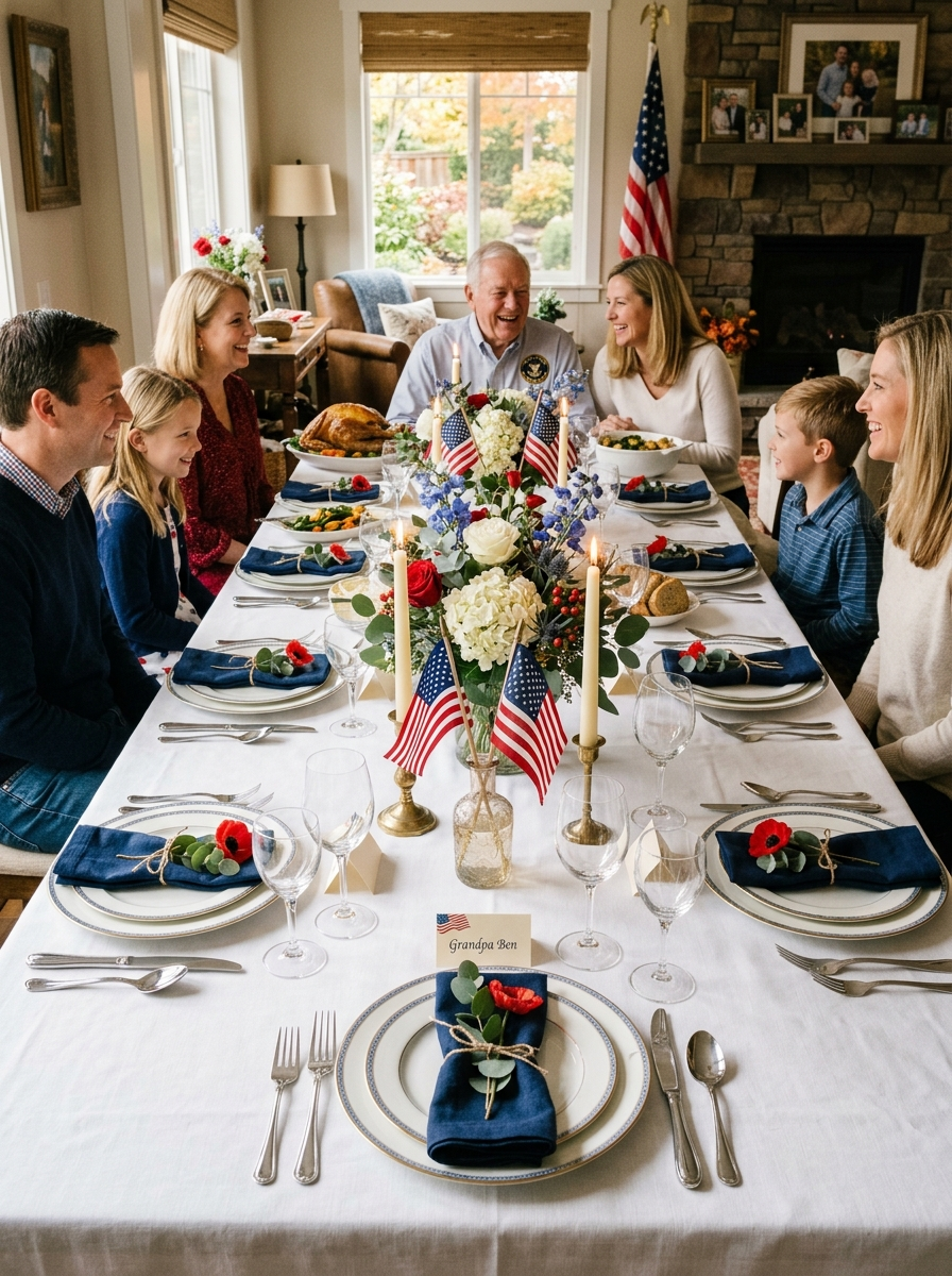 Patriotic Table Decor
