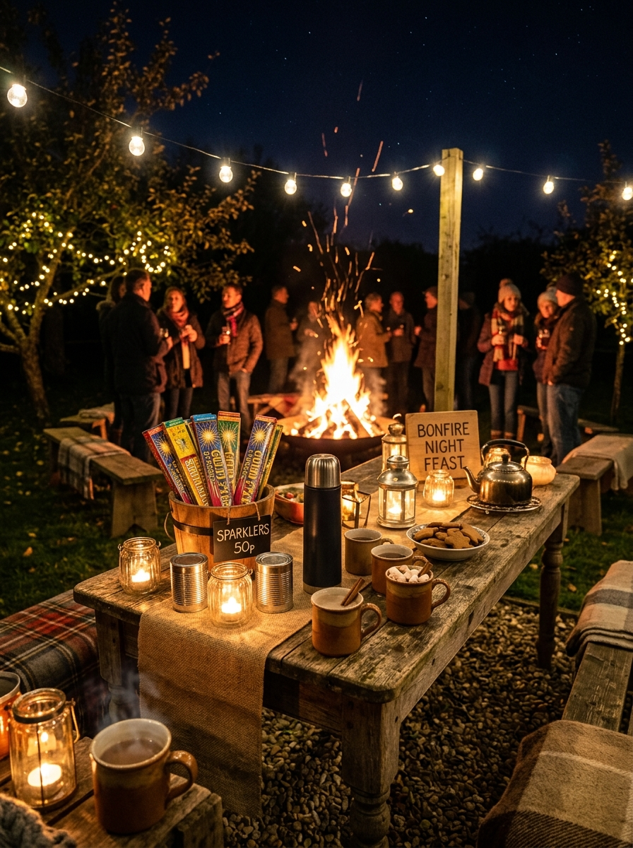Bonfire Party Decor