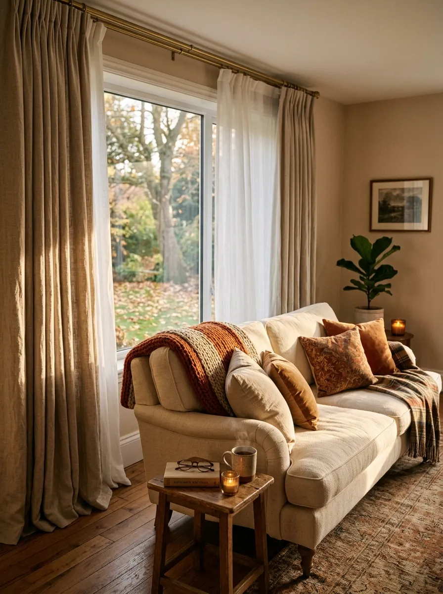 November Curtain and Window Ideas for Days That End Before Dinner