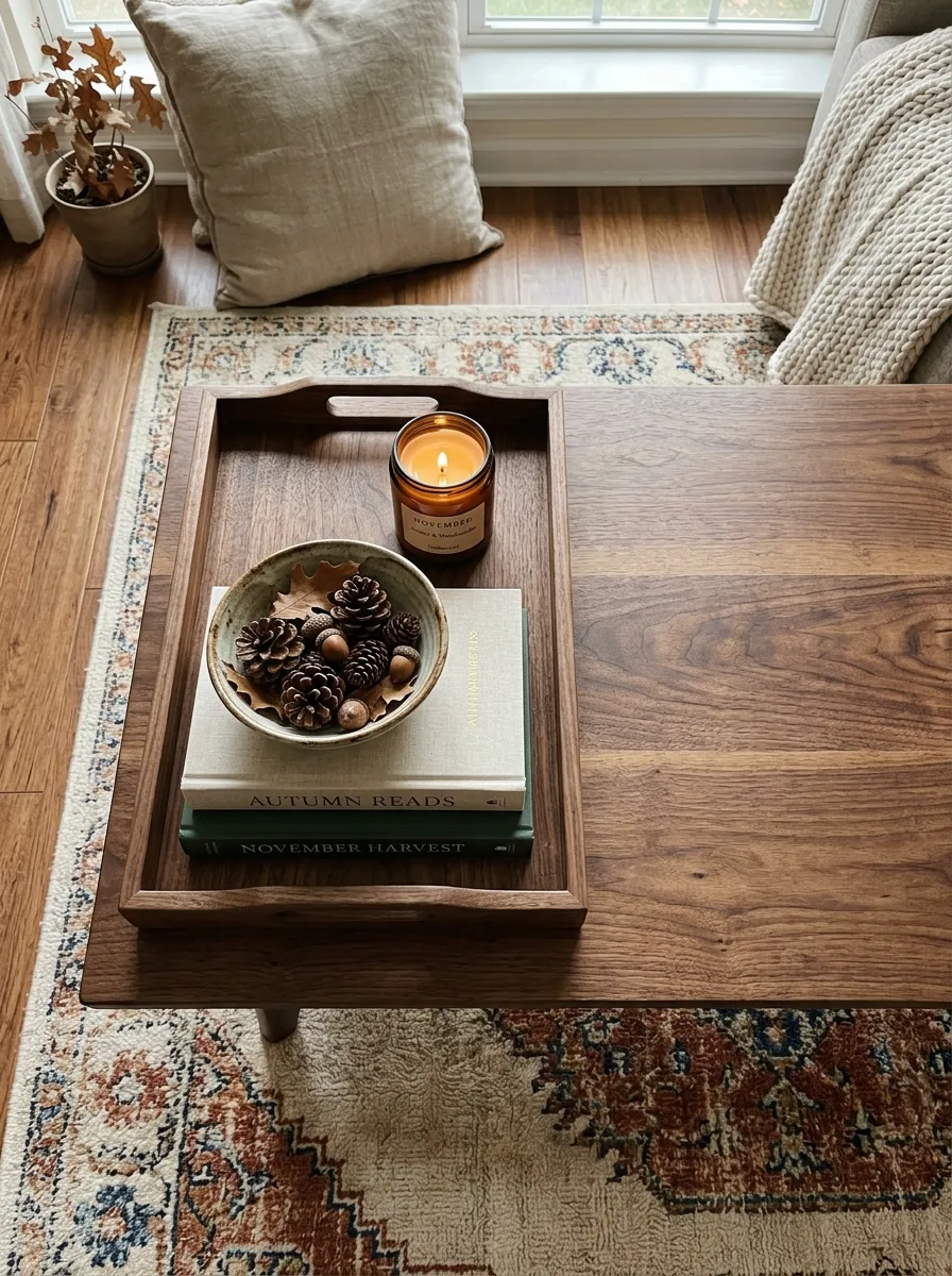 The November Coffee Table Vignette That Belongs to This Month